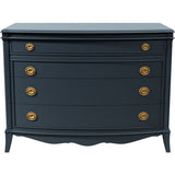 47" Unfinished 4 Drawer Vintage Dresser #08653