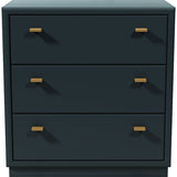 30.25" Unfinished 3 Drawer Drexel Vintage Dresser #08752