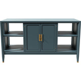 44" Unfinished 2 Door Vintage Bar Cart #08843