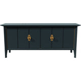 72" Unfinished 4 Door Vintage Buffet #08842