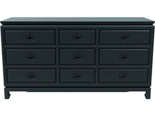 Load image into Gallery viewer, 60&quot; Unfinished 9 Drawer Vintage Dresser #08598
