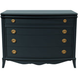 47" Unfinished 4 Drawer Vintage Dresser #08653