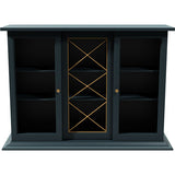 50" Unfinished 2 Door Vintage Hutch Top #08787