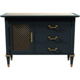 36" Unfinished 2 Drawer 1 Door Vintage Buffet #08327