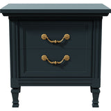 26" Unfinished 2 Drawer Dixie Vintage Single Nightstand #08804