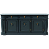 72" Unfinished 3 Door 3 Drawer Drexel Vintage Buffet #08860