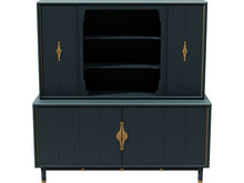 Load image into Gallery viewer, 67&quot; Unfinished 4 Door Vintage Hutch #08535

