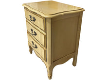 Load image into Gallery viewer, 23&quot; Unfinished 3 Drawer Palais Royal Vintage Single Nightstand #08343
