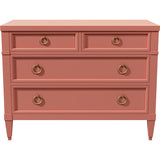 38" Unfinished 3 Drawer Baker Furniture Vintage Dresser #08785