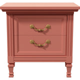 26" Unfinished 2 Drawer Dixie Vintage Single Nightstand #08804