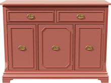 Load image into Gallery viewer, 48&quot; Unfinished 2 Drawer 3 Door Vintage Buffet #07610
