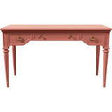 51" Unfinished 3 Drawer Vintage Console Table #08683