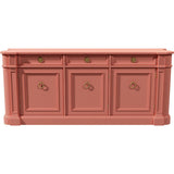 72" Unfinished 3 Door 3 Drawer Drexel Vintage Buffet #08860