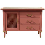 36" Unfinished 2 Drawer 1 Door Vintage Buffet #08327
