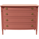42" Unfinished 4 Drawer Vintage Dresser #08642