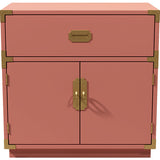 30" Unfinished 1 Drawer 2 Door Bernhardt Vintage Dresser #08726