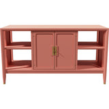 44" Unfinished 2 Door Vintage Bar Cart #08843