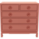 36" Unfinished 5 Drawer Vintage Dresser #08770