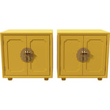 24" Unfinished 2 Door Vintage Side Table Set of 2 #08820