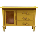 36" Unfinished 2 Drawer 1 Door Vintage Buffet #08327
