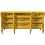 64" Unfinished 9 Drawer Vintage Dresser #08605