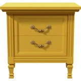26" Unfinished 2 Drawer Dixie Vintage Single Nightstand #08804