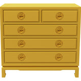 36" Unfinished 5 Drawer Vintage Dresser #08770