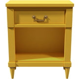 19" Unfinished 1 Drawer CenTury Vintage Single Nightstand #08442