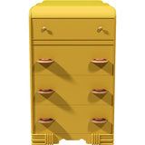30" Unfinished 4 Drawer Vintage Tallboy #08698