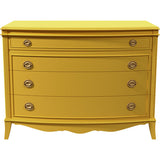 47" Unfinished 4 Drawer Vintage Dresser #08653