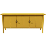 72" Unfinished 4 Door Vintage Buffet #08842