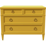 38" Unfinished 3 Drawer Baker Furniture Vintage Dresser #08785