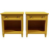22" Unfinished 1 Drawer Kindel Vintage Nightstand Set of 2 #08623