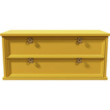 38.5" Unfinished 2 Drawer Vintage Single Nightstand #08579