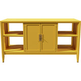44" Unfinished 2 Door Vintage Bar Cart #08843