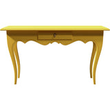54" Unfinished 1 Drawer Hekman Vintage Console Table #08786