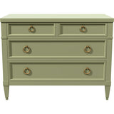 38" Unfinished 3 Drawer Baker Furniture Vintage Dresser #08785