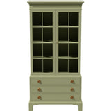 34" Unfinished 2 Door 3 Drawer Vintage Hutch #08803