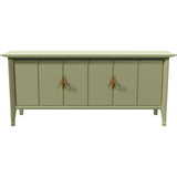 72" Unfinished 4 Door Vintage Buffet #08842