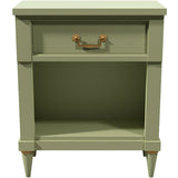 19" Unfinished 1 Drawer CenTury Vintage Single Nightstand #08442