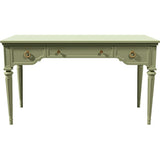 51" Unfinished 3 Drawer Vintage Console Table #08683