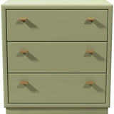 30.25" Unfinished 3 Drawer Drexel Vintage Dresser #08752