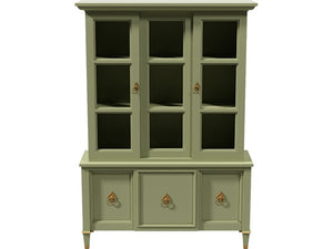 50" Unfinished 5 Door Vintage Hutch #08546