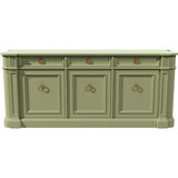 72" Unfinished 3 Door 3 Drawer Drexel Vintage Buffet #08860
