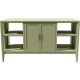 44" Unfinished 2 Door Vintage Bar Cart #08843