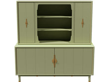 Load image into Gallery viewer, 67&quot; Unfinished 4 Door Vintage Hutch #08535
