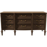 64" Unfinished 9 Drawer Vintage Dresser #08605