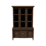 44" Unfinished 5 Door Century Vintage Hutch #08373