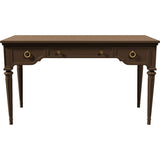 51" Unfinished 3 Drawer Vintage Console Table #08683