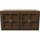 32" Unfinished 2 Door Vintage Single Nightstand #08765